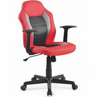 Кресло компьютерное «Halmar» Nemo, красно-черно-серый