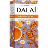 Чайный напиток «Dalai» облепиха, ромашка и цедра апельсина, 25х1.2 г