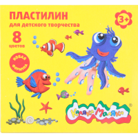 

Пластилин "КАЛЯКА-МАЛЯКА" (8 цветов)