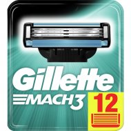 Сменные кассеты для бритья «Gillette» Mach 3, 12 шт