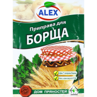 

Приправа для борща "ALEX" 20г.