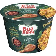 Лапша быстрого приготовления «Биг Ланч» соте с курицей и пряными травами, 90 г