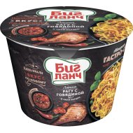 Лапша быстрого приготовления «Биг Ланч» рагу с говядиной и чили перцем , 90 г