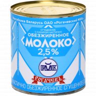Cгущенное молоко «Рогачёвъ» частично обезжиренное с сахаром, 2.5%, 380 г