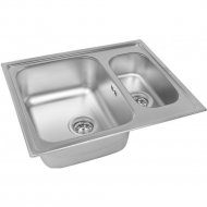 Кухонная мойка «Zorg Sanitary» ZLL 6150-2, микродекор