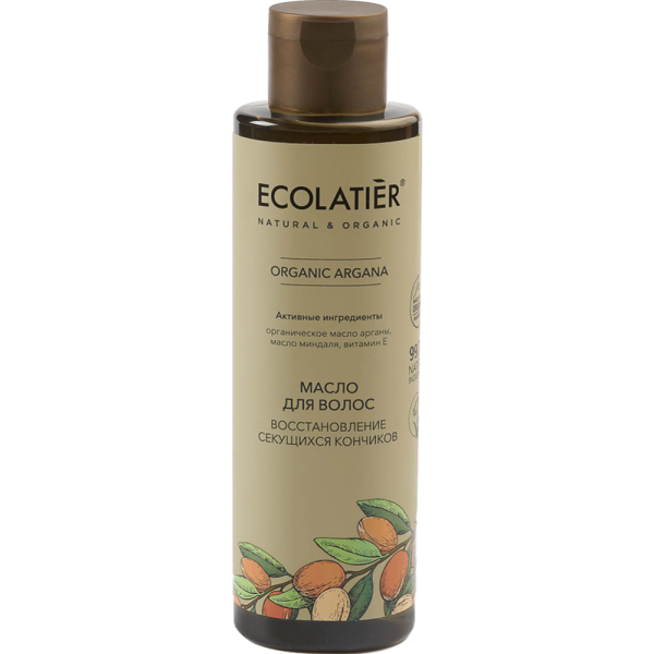 Масло для волос «Ecolatier» Green Argana, Восстановление кончиков, 200 ...