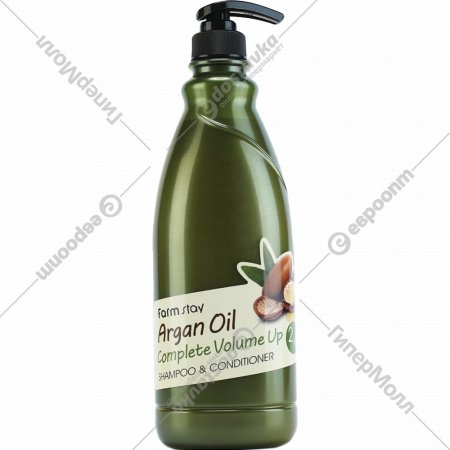 Шампунь-кондиционер «FarmStay» Oil Complete Volume Up Shampoo & Conditioner, 530 мл