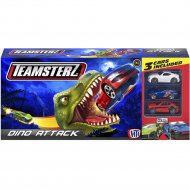 Игровой набор «Teamsterz» Трек, Дино, 3 машинки, 1416576
