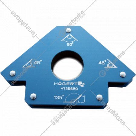 Магнитная струбцина для сварки «Hogert» HT3B650, 190х122х27.