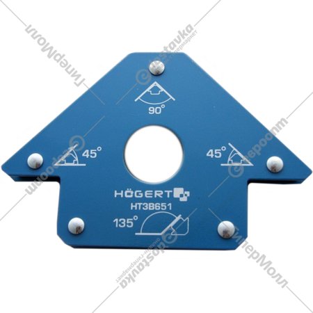 Магнитная струбцина для сварки «Hogert» HT3B651, 155х102х18