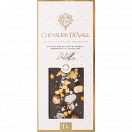 Шоколад темный «Chevalier Duvall» с манго, фундуком и лепестками миндаля, 100 г