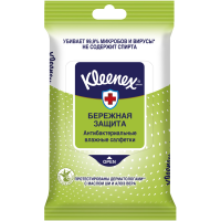 

Салфетки "Kleenex" антибакт. 10шт