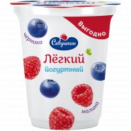 Йогуртный продукт «Ласковое лето» Легкий, черника-малина, 1.5%, 350 г