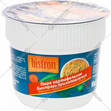 Картофельное пюре «Bistron» быстрого приготовления, с гренками, 40 г
