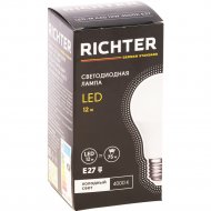 Лампа светодиодная «Richter» A60, 12W, 4000К, Е27
