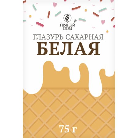 Глазурь Пряный Дом белая, 75 г