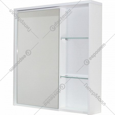 Шкаф навесной «СанитаМебель» Камелия-07.70 левый, белый