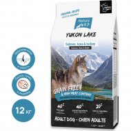 Корм для собак «Natura Wild» Yukon Lake, для взрослых собак всех пород, с лососем, тунцом и индейкой, 12 кг