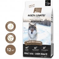 Корм для собак «Natura Wild» North Country, контроль веса, с курицей, уткой и индейкой, 12 кг