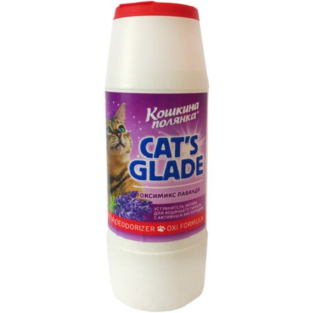 Средство для нейтрализации запаха Кошкина полянка Cat's Glade Oxymix, 0527, с ароматом лаванды, 0.5 л
