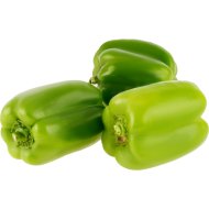 Перец свежий зеленый 1 к., фасовка 0.8 - 1 кг