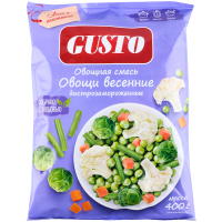 

Овощи весенние "GUSTO" (заморожен.)400гр