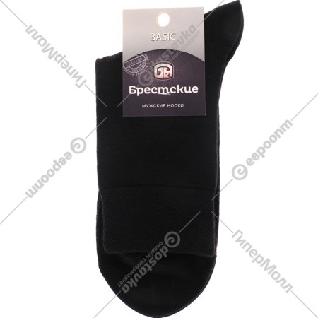 Носки мужские «Брестские» чёрные, размер 27
