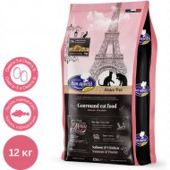 Корм для кошек «Bon Appetit» Adult Gourmand, для привередлевых кошек, с лососем и курицей, 12 кг