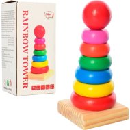 Развивающая игрушка «Пирамидка» деревянная, 3195