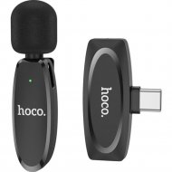Микрофон «Hoco» L15, Type-C, черный