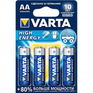 Элемент питания «VARTA» LongLife Power LR6, AA, алкалиновый, 4 шт