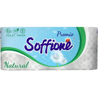 

Бумага туал"SOFFIONE NATURAL"(3сл.,8 шт)