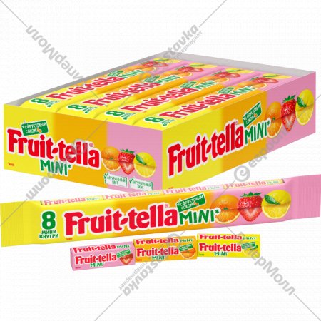 Конфеты жевательные «Fruittella» mini ассорти, 88 г