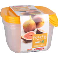 

Набор ёмкос.пласт."FRESH&GO"(3х1.2л,жел)