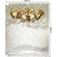 Скатерть «JoyArty» Рождественские колокольчики, tcox_21440, 180x145 см