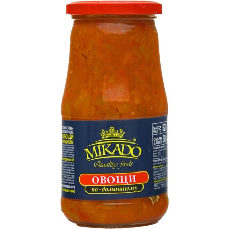 Овощная закуска «Mikado» по-домашнему, 520 г