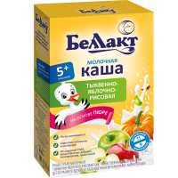 

Каша "БЕЛЛАКТ" (мол,тыква/ябл/рис) 250г