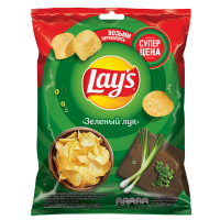 

Чипсы "LAY'S" (молодой зеленый лук) 50г