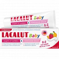 Зубная паста детская «Lacalut» Baby 0-2, защита от кариеса и укрепление эмали, 65 г