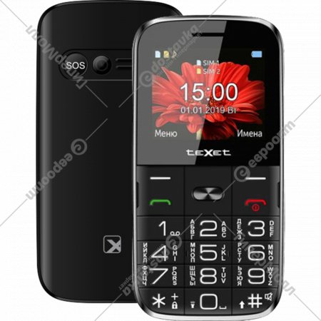 Мобильный телефон «Texet» TM-B227, черный