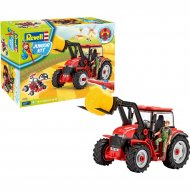 Сборная модель «Revell» Трактор с погрузчиком и фигуркой, 00815