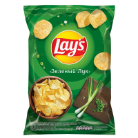 

Чипсы "LAY'S" (молодой зеленый лук) 90г