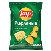 

Чипсы рифл. "LAY'S" (нежн.сыр/лук) 90г