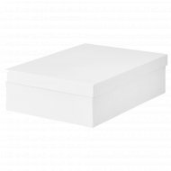 Коробка с крышкой «Тьена» 25x35x10 см, белый.