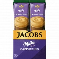 Кофейный напиток порционный «Jacobs» Милка капучино, с какао-порошком, 18 г