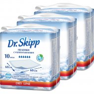 Пеленки детские «Dr.Skipp» Dry Line, 60x60 см, 30 шт