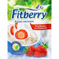 Каша овсяная «Fitberry» клубника со сливками,БП 35 г