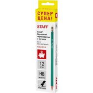 Карандаши«STAFF»(BLP-02,181923,HB)12шт
