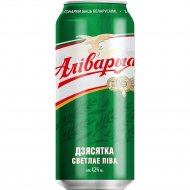 Пиво« АЛИВАРИЯ ДЕСЯТКА»(ж/б) 0.45л