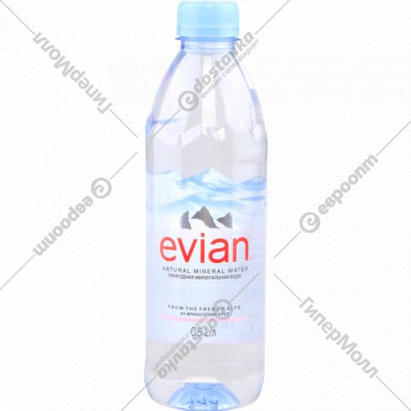Вода минеральная «Evian» негазированная, 0.5 л